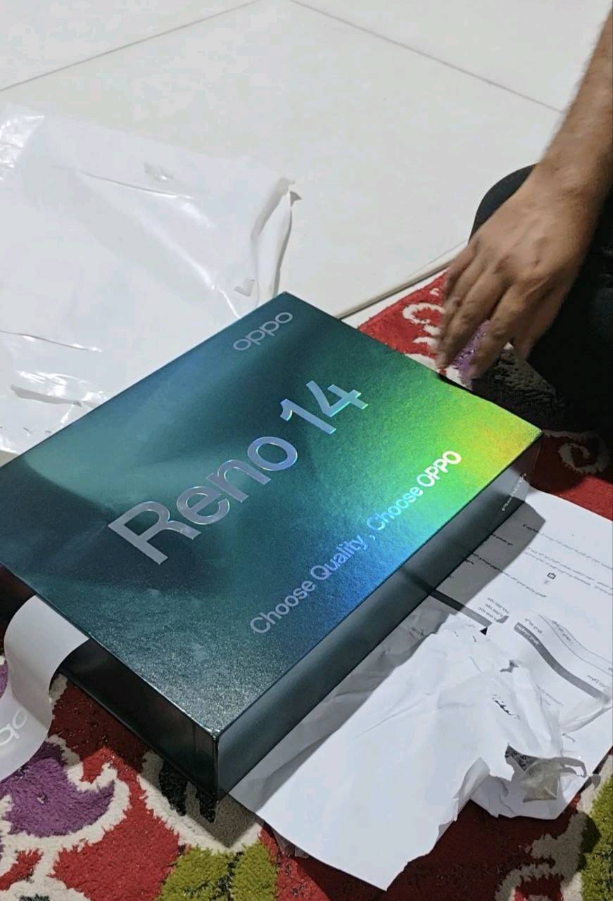 اوبو رينو 14 5G ذاكرة 512
جديد استعمال 3 اشهر مع البكج كامل 
للمراوس بأيفون مكاني البصرة زبير