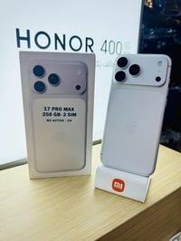 آيفون ١٧ برو ماكس • دبل خط • بطارية ١٠٠