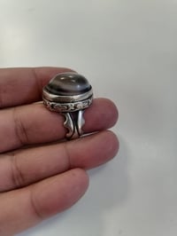 اللهم صلي على محمد وال محمد  خاتم من الجزع  صياغه ثقيله قياس الخاتم 24...