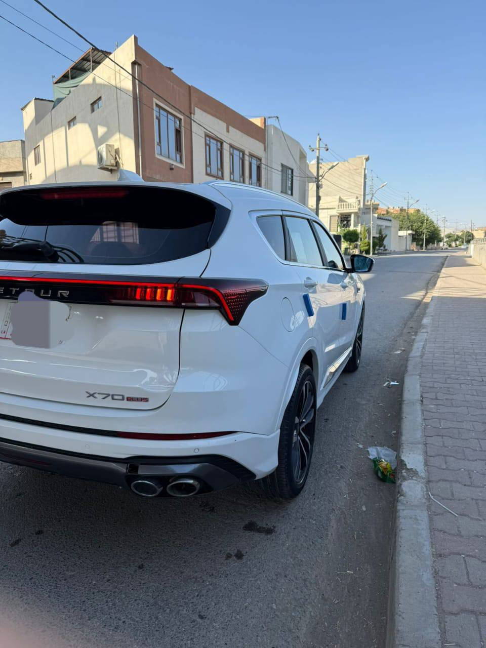 السلام عليكم
جيتور X70 بيه ضمان 

مديل 2024 محرك 1600

فول معروفه مواصفاته 

رقم سليمانيه  ماشيه 66

 بيه بس رصعه باب وره السايق 

مكان بابل السعر 185او بيه مجال تريد وكاله اتريد تحويل او عليه غرامه ينكص من سعره ***********
