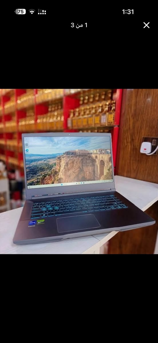 لابتوب Msi geming 
cpu i5-13440H

512ssd 

ddr4-16g 

Geforce /Rtx 2050/4GB GDDR 6 

15.6 -FHD-Anti Glare-Ips-level-144hz

للتواصل ***********
