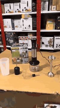 ✨🖤 فخامة المطبخ تبدي من الأدوات الصح مع جهاز Super Crest Hand Blender ...