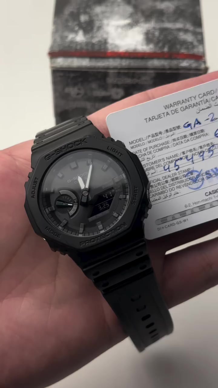 كاسيو جي شوكGA-2100-1A1DR :  نظام الطاقة Tough Solar : تعمل الساعة بالطاقة الشمسية : تتيح لك ربط الساعة بهاتف عبر البلوتوث (Bluetooth) من خلال تطبيق CASIOلضبط الوقت تلقائياً والوصول لميزات إضافية مثل " الباحث عن WATCHES الهاتف توقيت عالمي لـ 38 منطقة زمنية ، 5 منبهات يومية ساعة إيقاف بدقة1/100 ثانية، وإضاءة LED مزدوجة قويةالسعر 100$


**إذا كنت صاحب هذا الإعلان وتريد حذفه لأي سبب، رجاءا أرسل رسالة إلى الدعم الفني**