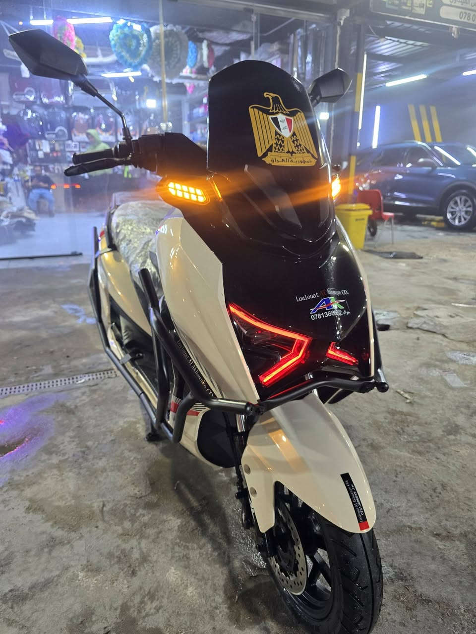 السلام عليكم
دراجة شحن موديل 25 🛵
استخدام شهر تقريبآ  ✌️
شركة الاخوين من محمد مزهر 🤝
ام بي ثري بلوتوث 🎶
الانارة ال اي دي متغيرةة تنربط ع التلفون وتختار اللون الي يعجبك 💡
علمآ سعر الدراجة الجديدة مليون و 300 الف 💰
مكاني الشركة مقابيل مدينة العاب السندباد 📍
السعر 950 
للأتصال *********** 📞
