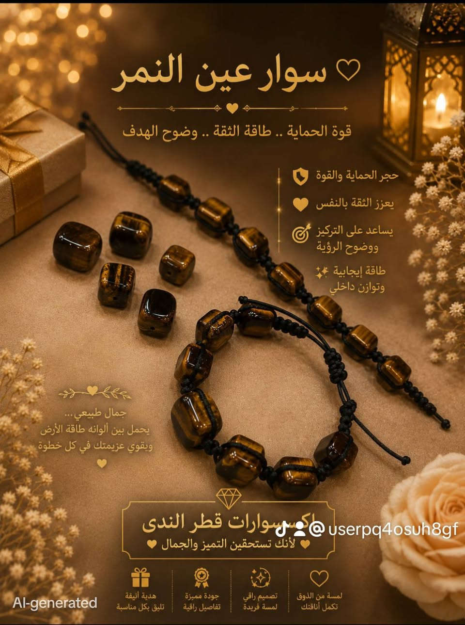 أناقة صنعت لتناسب أذواقكم الراقية . 
القطع اليدوية ( hand made ) هي نتاج ساعات من الصبر والحب ، تجعل من يرتديها يشعر بالتميز ......... أحجار طبيعية بأيد أبداعية . 
#أكسسوارات قطر الندى #أناقة #أحجار كريمة #فضيات #متابعة .


**إذا كنت صاحب هذا الإعلان وتريد حذفه لأي سبب، رجاءا أرسل رسالة إلى الدعم الفني**