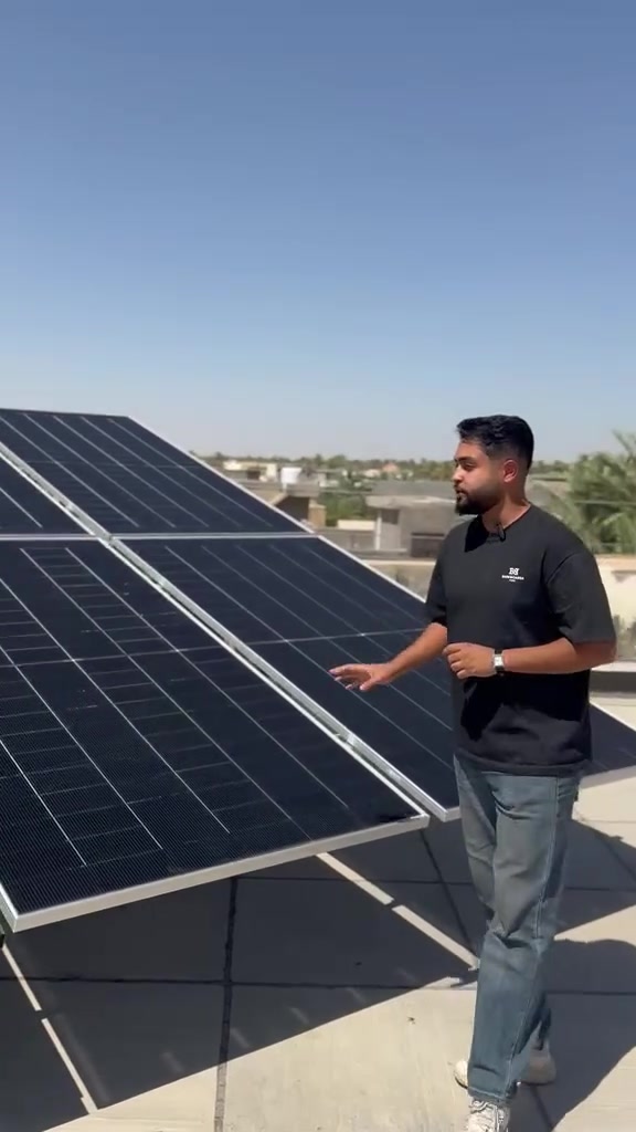🔺️ منظومة طاقة شمسية 25 أمبير نهاري
 15 امبير ليلي 

⭕️منظومة رقم (376)(375)(374)

 📍موقع الفلوجة

 بطارية ليثيوم فوسفات الحديد
بسعة 15 كيلوواط 
ضمان 5 سنوات 

انفيرترvami 8KW
هايبرد ip65
بنظام WI-FI
لمتابعة المنظومة عن بعد
ضمان 5 سنوات
 

الواح Jinko 720w
 مقاوم للغبار 
24 باسبار وجهين
ضمان 12  سنة 

للاستفسار زيارة مكاتبنا في بغداد او الاتصال على الارقام التالية  :
 
📍 مكتب حي الجامعة - مجمع النهرين التجاري - مجاور جامع ملا حويش :
م. رانيا ***********
م. سيف ***********
م. يوسف *********** 
م. نجم ***********

 📍 مكتب شارع الصناعة - مجمع العلوية - مجاور مستشفى العلوية للاطفال : 
م. شهد ***********
م. سؤدد ***********
م. حمزة ***********

قسم الصيانة والمتابعة الدورية :
م. عبد الغفور  ***********
