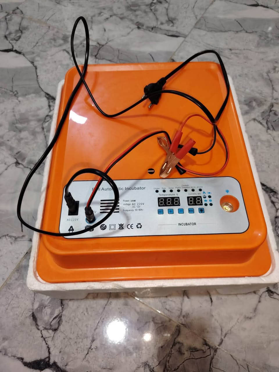 فقاص أوتوماتيك أم 36 بيضه نسبة التفقيس95 نظيفة جداً السعر85


**إذا كنت صاحب هذا الإعلان وتريد حذفه لأي سبب، رجاءا أرسل رسالة إلى الدعم الفني**