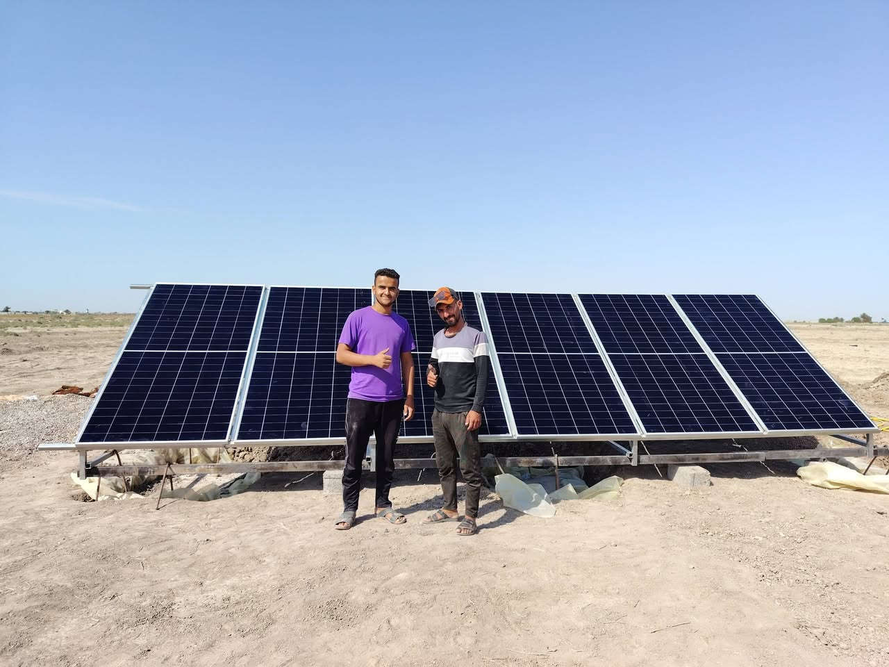 موقع اخر يودع الانقطاع المستمر للتيار الكهربائي
حيث تم تجهيز مزرعه🏕 بمنضومه طاقه شمسيه🌅
بمقدار 30A ليلي نهاري بالاعتماد 
1- انفيرتر من ماركه Deye 10kw 
2- بطاريه من ماركه Svolt 16Kw 
3- الواح من ماركه لونجي himo x10 
 للحجز و الاستفسار تواصل واتساب
قسم الصيانه/***********
قسم المبيعات/***********
