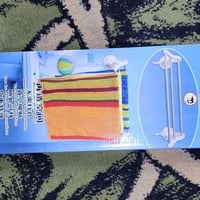 حامل مناشف • ثلاثي • لاصق