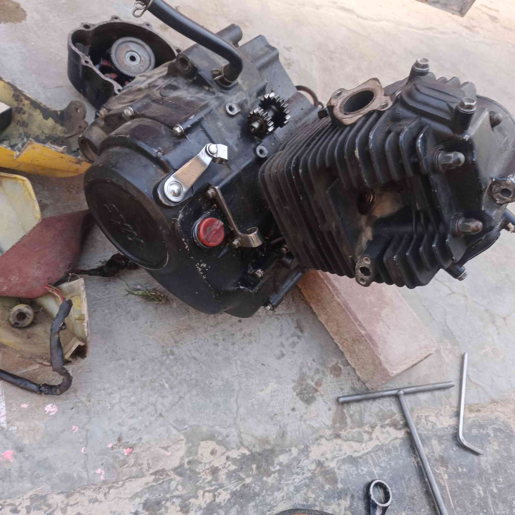 السلام عليكم محرك سايم بطحه موديل 19 ما مفشك كير محرك كفاله مرفوع كور علك بي ولف ونزلته من الدراجه  الكور كلش نضيف السعر 100 
***********
