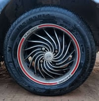 ويل كب عاصفة سبورت اربعة ستد حجم 14 طخم كامل مع التايرات جدد للبيع 075...