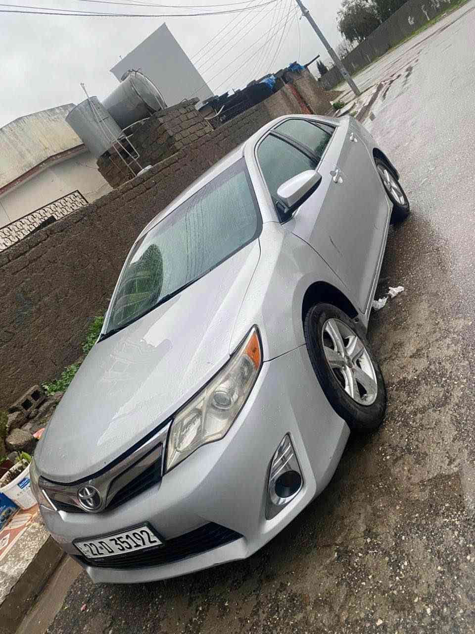 كامري موديل ٢٠١٢ 
سيارة بوند جملغ صبغ بدون دواخل بدون ارباك كير محرك كهربائيات كل بشرط تبريد بشرط ١٨٠ الف ماشية سيارة باسمي رقم و سنوي جديد تايرات جديد تغم جديد سيارة جاهزة مابي دينار مصرف سعر١١٥ ورقة مكاني دهوك
*********** دهوك, العراق
