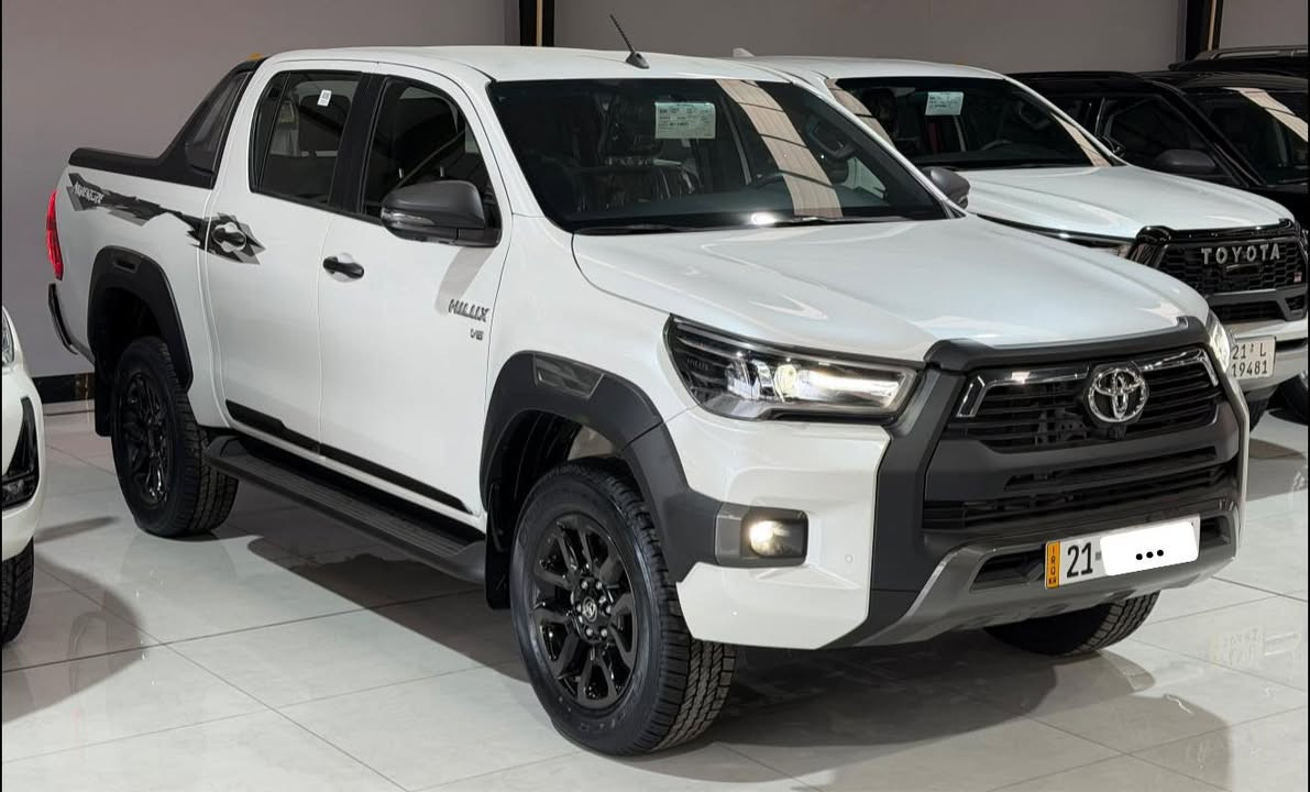 تويوتا ادفنجر 2025 محرك 6 سلندر
   
(مواصفات اوتوماتيك 
رادار - 4 كامرة - مرى شفط - مرى اشارة 
لايت ليد - بونيد جكات - داخل اسود - بصمه 
شاشه - كامره - حساسات - فول مواصفات)

 صفر كم زيرو كم
   
مرقم كامل رقم السليمانية بشرط تحويل غرامه

465$$$$$ 

مكان قضاء كلار

***********
