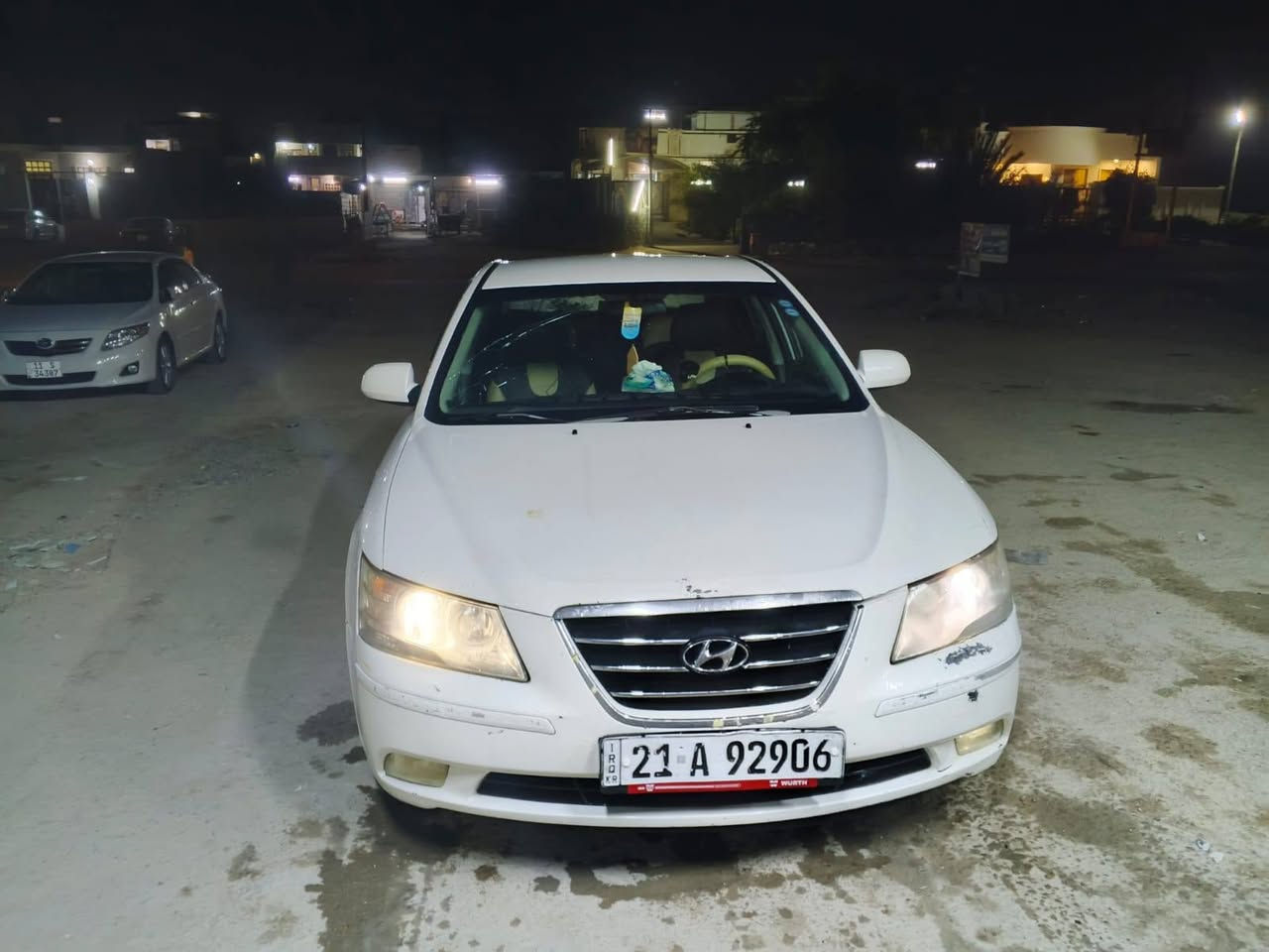 سلام عليكم سوناتا موديل 2009  محرك 2000   سياره رقم سليمانيه شمالي بسمي سعر 95  بيه مجال مكان الفلوجة رقم ***********
