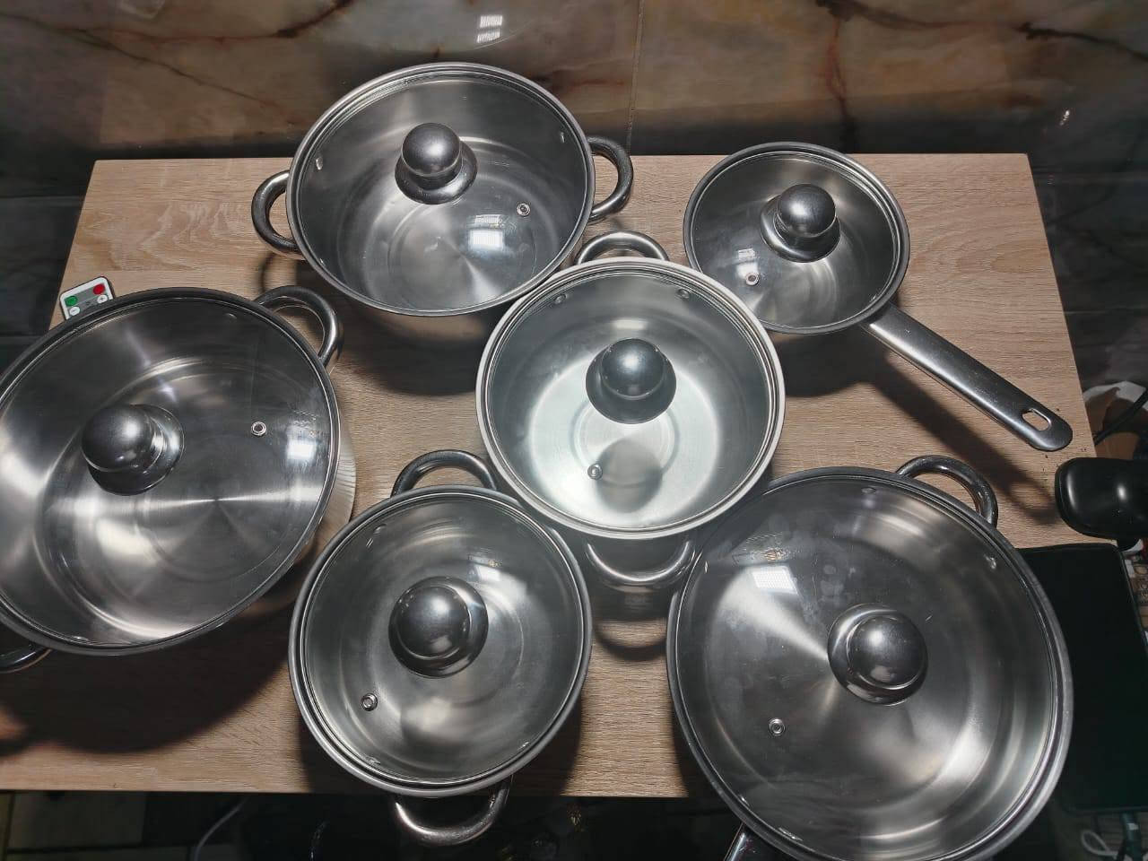 سيت طاوات بقدور ستيل نوعيه ممتازه خلوا السعر وبالعافيه


**إذا كنت صاحب هذا الإعلان وتريد حذفه لأي سبب، رجاءا أرسل رسالة إلى الدعم الفني**