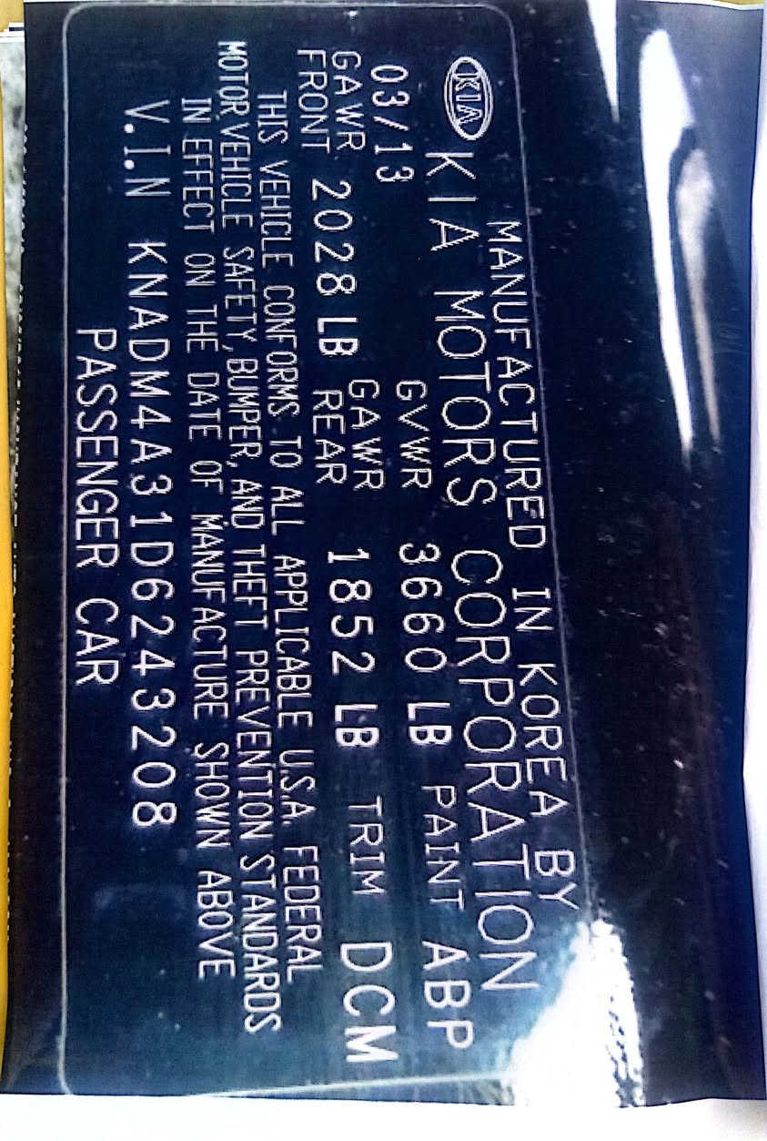 السلام عليكم
كيا ريو للبيع  2013 وارد امريكي 1600 جي دي اي صفراء اللون ان شاء الله فقط هيئه مطلوبه لاربع سنوات صور قبل وبعد حاليا رايدها ب 62 وبيها مجال رقمي وات ساب ***********
