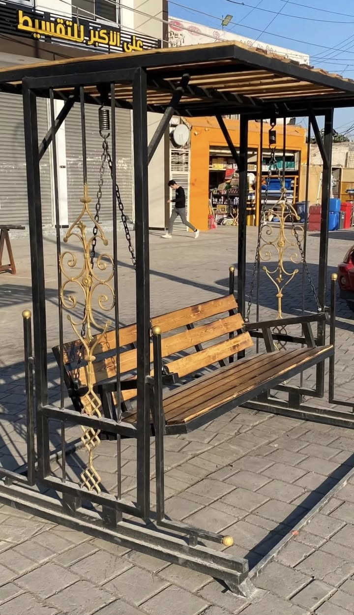 السلام عليكم
زبائنا الكرام
لدينا #مراجيح و زحليكه وميز طعام وسنادين  
صناعة محليه الاولى في بغداد عمل يدوي
باسعار مناسبة مع الضمان سنة تشمل العمل وصبغ بلاش 
المرجوحة الأكثر طلباً رجعتلكم بسعر جديد وألوان مختلفة!

والتوصيل بغداد المحافظات! 🚚💨

ليش تختار مرجوحتنا؟

🔹 خامات قوية ومتينة
🔹 تصاميم عصرية تناسب كل الأعمار
🔹 أسعار تنافسية وعروض خاصة لفترة

✔️ متانة وجودة عالية
✔️ تصميم أنيق ومريح
✔️ مثالية للكبار والأطفال
✔️ سهلة التركيب والاستخدام
✔️ تتحمل وزن لحد 300 كيلو
✔️ تحتوي على مظلة متحركة
موقع المعمل  بغداد البنوك تقاطع الفلسطيني
بها البصام : ***********
