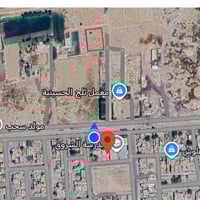 نصف دونم طابوا زراعي ٢٥ مداور سهم في طابوا الزهور الموقع حسينية الراشد...