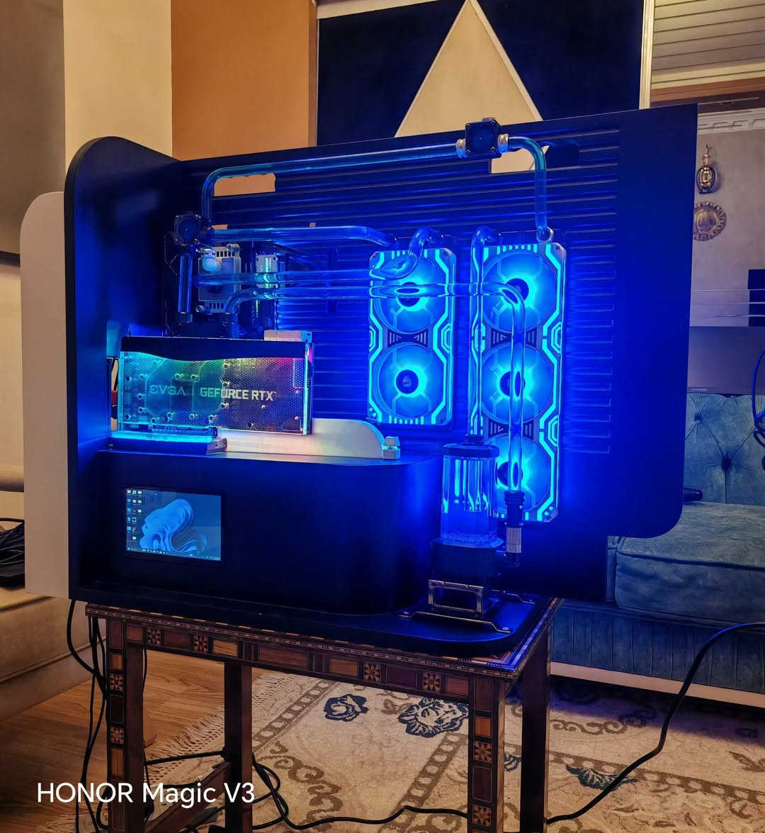 متوفر للبيع مواصفات pc
RTX EVGA XC3 HYDRO COPPER 3080

CPU  ADM RYZEN 9 5900X

MB: ROG CROSSHAIR IMPACT WIFI mini

RAM:  KINGSTONE HAYPER X 32G 2X16 3200mhz

NVME:  M.2 MINI  512mb

PWS: DEEPCOOL PQ1000M

RESUVER + PUMP: Hydro X Series XD5 RGB
SOLD TUBE 
CPU BLOCK 
FITTING S
RADEATER 240mm
RADEATER 360mm
BLUE UV COLOR WATER  

7 inch display 

SET RGB FAN 5 

Riser Extension Cable PCI GEN 4.0 

WOOD COSTUM CASE 
WIND
  
POWER BUTTON
مشتغلين الكيس بمعمل وقياسات كله مضبوط ضبط 
القطع كله جديد بس كارت مستخدم باقي جديد 
الخشب اصلي مو صيني 
السعر 2.500.000 تحب تحسب قطعه قطعه وسعرهن تدلل انطيك الةسعار تفصيل وشوف بيش يصيرن 
اي استفسار راسلني خاص او مراسله الاخ 
Hoshang Adnan


**إذا كنت صاحب هذا الإعلان وتريد حذفه لأي سبب، رجاءا أرسل رسالة إلى الدعم الفني**