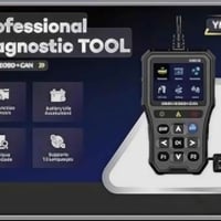 كاشف اعطال ماسح ضوئي تشخيصي احترافي للسيارات طراز YM519 OBD2.  يوفر تش...
