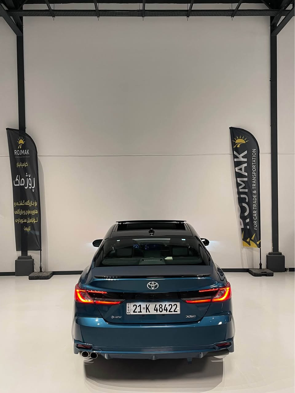 Toyota Camry 2025 XSE
تەنها جاملوخی پێشەوەی سایەق بۆیاخە - 
تەنها ١٠ هەزار کیلۆمەتر ڕۆشتووە — 
ئێرباگی تەقیوەو سستم کراوەتەوە - 
ڕەقەم سلێمانیە - مەکینە چوارپستۆنی هایبرێدە 
گێڕ و مەکینە بەشەرت - تەحویل غرامە بەشەرت
فوول فولل مواصفات - شوێن سلێمانی

4T1DAACK1SU014286

***********
***********

کامری مودیل ٢٠٢٥ هایبرید فول مواصفات
جاملخ امامی سایق صبوخ - ماشیە ١٠ الف کیلومتر
ارباکات طاک سستم بلادی -سیارە رقم
سلیمانیە — اربع سلندر هایبرید - کیر مکینە بشرط
مکان سیارە سلیمانیە— 

4T1DAACK1SU014286

***********
*********** السليمانية, العراق

