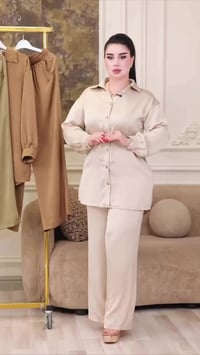 سوت نسائي • جاكار حرير • مقاس XL