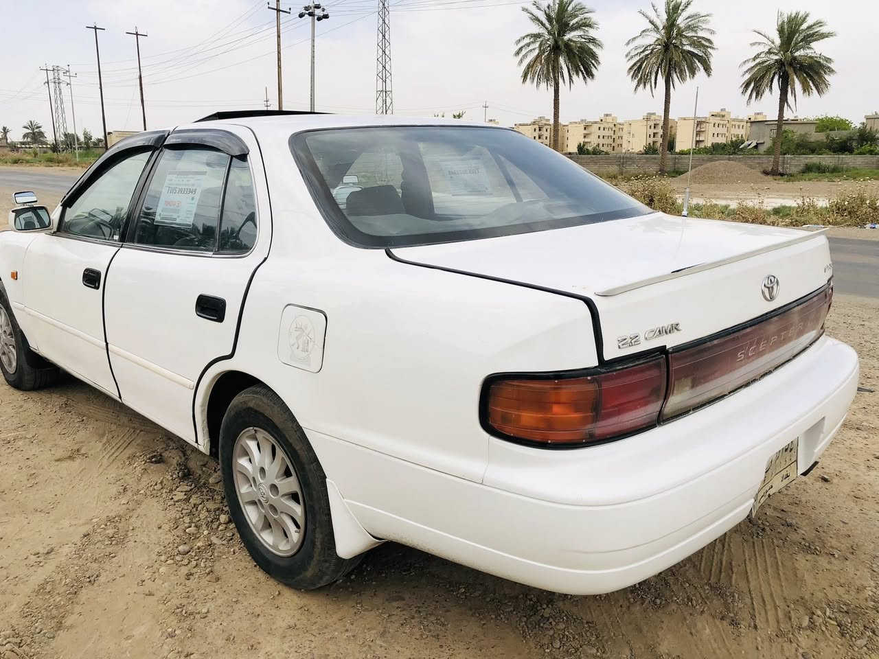 السلام عليكم للبيع كامري خليجي ١٩٩٥رقم بغداد كفاله عامه بيها جاملغ امامي صبغ فقط كير مكينه جدد ٤سلندر ابو الكف تخم تاير نضيف داخل جديد تبريد ثلج ❄️ مكان السياره صلاح الدين بلد السعر السعر ٥٠وبيها مجال***********
