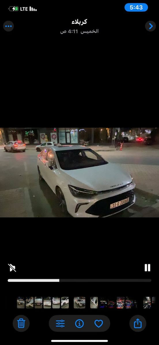 سلام عليكم بايك u5 plus موديل✨ (2025) فول سيارة ماشية 18.000 بعدها  
مواصفات
لون أبيض 
لد أمامي لد خلفي🗣️
خمس بصمات ونظام ترحيب🗣️
تشغيل عن بعد 🗣️🫆
سلايد روف🗣️
تتبع مسار وتحديد سرعة 
كشنات جلد رياضي ابيض واسود 🗣️
رادار أمامي وجانبي وخلفي 🗣️
نقطة عمياء
خمس كامرات 360 درجه 🗣️
أوتو هولد
سايد بريك بصمة الكتروني 🗣️
محرك 1500 #ياباني ميتسوبيشي والبريك من شركة مرسيدس 🗣️
بأسمي تحويل ثاني يوم 
رقم حلو مميز 20063 بغداد 🗣️

الموقع: بغداد / منطقة الحرية 
رقـم للأستفسار واتساب فقط ***********🗣️

السـعـر 150$ وبيه مجال 
***********
