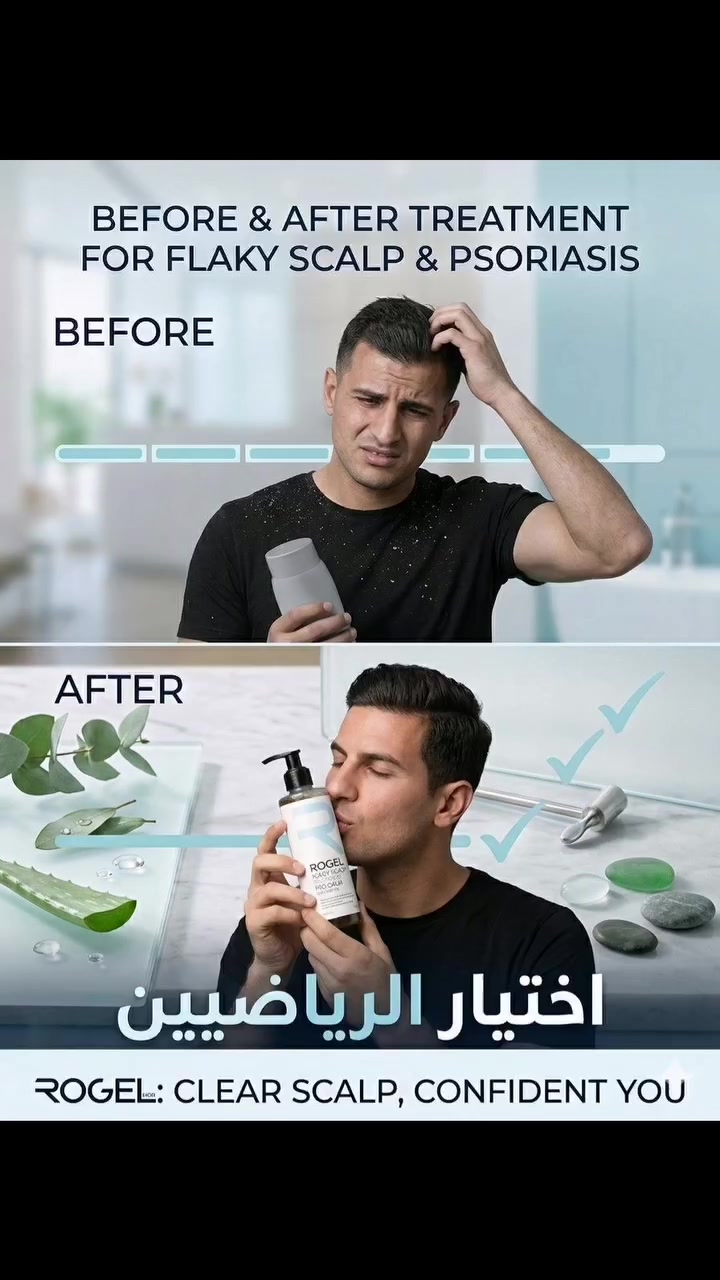 شامبو ROGEL  الايراني ضد القشرة
✨ ROGEL Anti-Dandruff Shampoo – 
Flaky Scalp Solution
 • تركيبة متطورة Advanced Formula تستهدف القشرة من الجذور
 • ينظف فروة الرأس بعمق Deep Clean بدون تهييج
 • يهدئ الحكة ويقلل الاحمرار Scalp Soothing Effect
 • يمنحك شعر ناعم ولامع Soft & Healthy Hair
 • مناسب للاستخدام اليومي Daily Use Friendly

⸻

💧 Instant Care + Long Lasting Protection
وداعاً للقشرة
سعر القطعه 10000


**إذا كنت صاحب هذا الإعلان وتريد حذفه لأي سبب، رجاءا أرسل رسالة إلى الدعم الفني**