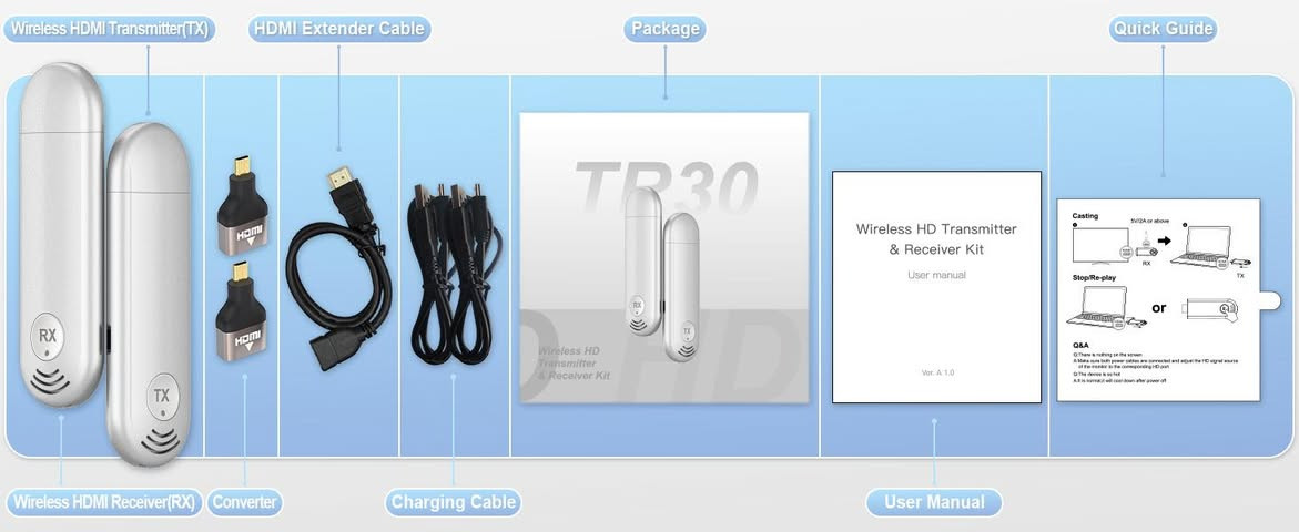 TR30 Wireless HD Transmitter & Receiver


**إذا كنت صاحب هذا الإعلان وتريد حذفه لأي سبب، رجاءا أرسل رسالة إلى الدعم الفني**
