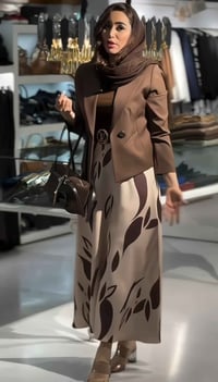 طقم قطعتين • دابل ايطالي • شيفون مبطن