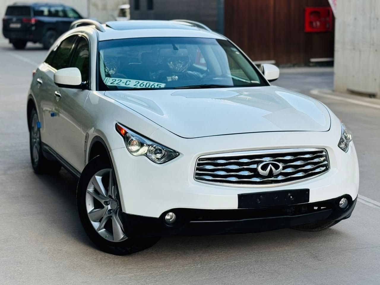 ﷽
INFINITI FX35  2009
أنفنيتي FX35 موديل 2009
 فول مواصفات
--------------------------------------
مكان🌆:سليماني                    سعر💵: ١٠٧$🔐
تليفون☎️: *********** /// ***********
--------------------------------------
▫️محريك V6 سته سلندر
🔹گير و محريك بشرط مامفتوح
🔹بدون صوت بدون صرف بدون خلل بشرط فحص
ماشيه ١٧٢ الف كيلومتر
 --------------------------------------
▫️سيارة كلين تايتل داخل بلعراق
🔹صاره بلعراق (( جملغ خلفي سكن  صبوغ )) 
🔹بدون داخل بدون أيرباگ
سيارة جديد حيل حيلوة نظيفة
--------------------------------------
مواصفات
{{ بصمة - سلايت  - كاميرات -شاشة   - كشنات جلد - كشنات تتفيئة و تبريد - كشنات و ستيرن كهربا - فورميكا - حصاص امامي و خلفي - داخل ديزاينو - تبريد مركزي  - بلاجكتور - ڤوليوم - تحديد سورعة - بعد }}
 --------------------------------------
أربع تاير و ويل جديد سيارة جديد بدون مصروف
سيارة شرط بدون اى نواقص گير و محرك  و حدادي و كاهرباى كل بشرط
سنوية و رقم جديد سنوي بأسمي تحويل غرامة بشرط
--------------------------------------

