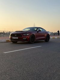موستنك v6 2015  حادثها باب السايق مع الجاملغ الخلفي   بجم كبس مكينة كي...