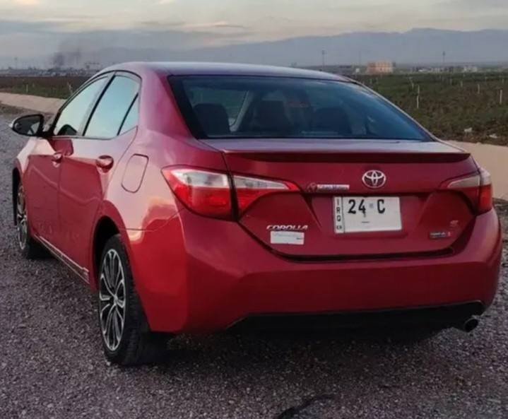 سلام عليكم
( بيع فقط بدون مراوسه )

كورلا أمريكي
 ( S )
موديل 2015
  ماشي 160 مايل حقيقي بيها بونيد و جاملغ صبغ بدون داواخل بدون اربك صورة الحادث موجود
 كير محرك ( 18 )
شرط مامفتوح
رقم سنويه جديد
 شرط التحويل
 السعر 115 $ قفل مكان السياره روفيا طريق اربيل رقم موبايل *********** وتساب دهوك, العراق
