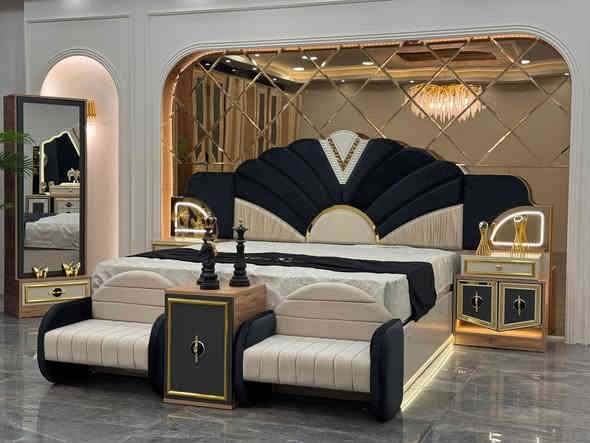 🎉 عــروض رأس السنــة 🎉
🔥 موديل برلين – المودرن 🔥

يتكون من 11 قطعة
✨ كنتور 360 سم
✨ ظهر بلوك قوي
✨ برغي وچوي حديد
✨ سرير مخزن جك
✨ صبغ حراري ثابت

جودة عالية وتفاصيل مرتّبة بكل قطعة 🤍
استفيدوا من عروض نهاية السنة!

📩 للاستفسار أو الطلب:
📱 *********** (واتساب متاح)

⸻
