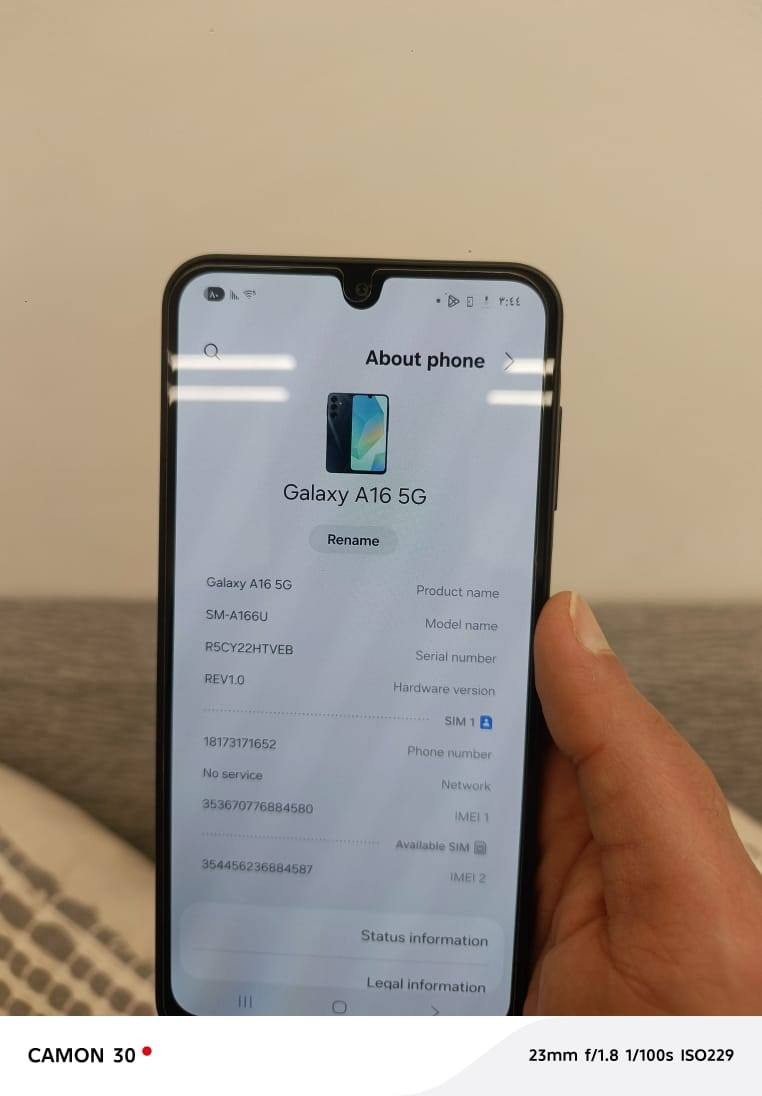 كلكسي a16 فايف جي 
الجهاز امريكي ما يشغل الشريحة العراقية الجهاز من ضمنه نظام Esim 
ذاكرة ١٢٨ 
نظافة ١٠٠% 
جهاز كلش نظيف 
الجهاز امريكي ما يشغل شريحة عراقية 
يدعم خاصية Esim الالكترونية 
الجهاز ما بي اي عطل كله شغال 
نسخة فايف جي 
ما مفتوح بلادي كله 
للبيع او المراوس 
السعر ١١٠ الف
البصرة السراجي البصرة, العراق


**إذا كنت صاحب هذا الإعلان وتريد حذفه لأي سبب، رجاءا أرسل رسالة إلى الدعم الفني**