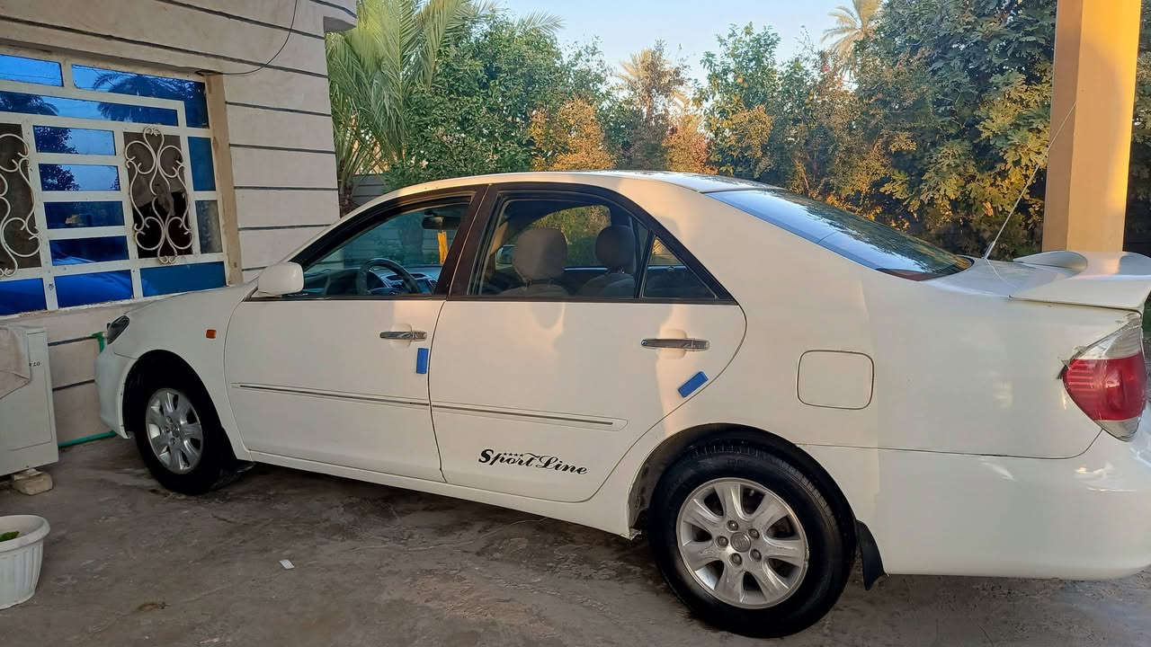 السلام عليكم...كامري2004 
كامري 2004 خليجي محرك 2400 محرك (4) جاهزه كير محرك كهربائيات بحالة جيدة . تبريد امامي خلفي ثلج 🧊❄️تدفئة شاشه خمسه ويل كاب ...
رقم انكليزي بغداد بأسمي تحويل مباشر
السيارة بيها ضربة بداية الشاصي الأمامي معمره وبيها صبغ عام جمالية 
......السعر (85)$ وبي مجال للشراي........
مكاني بغداد _ أبي غريب 📍
هاتف/  *********** 
كورك / *********** بي واتساب
