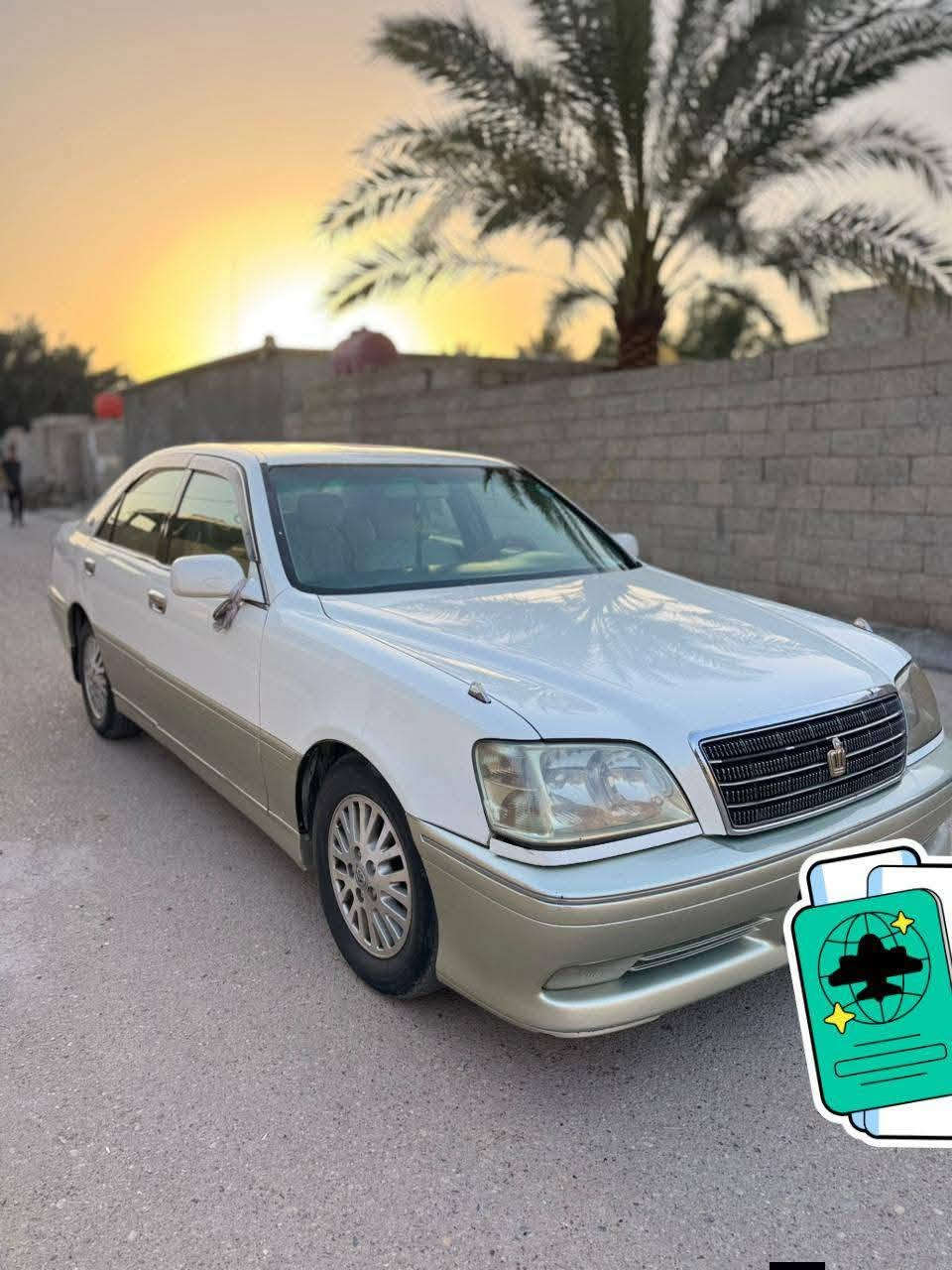 السلام عليكم 
من رخصة الادمن 
ملكة كراون موديل 2000 شاصي 71 كرستال مكينة VVT جديدة كير جديد تخم تاير( دكمتين. بردة خلفية. كشنات كهرباء. كاميرا خلفية دبل شاشة. سنتر لوك ).مشط جديد . حداد 60% السيارة مكفولة من الضربة والكص رقم قادسية دولي سنوية ٢٠٣٠ ... تحويل بشرط ثاني يوم ..السعر ع الاتصال (***********) ..مكاني الصويرة
