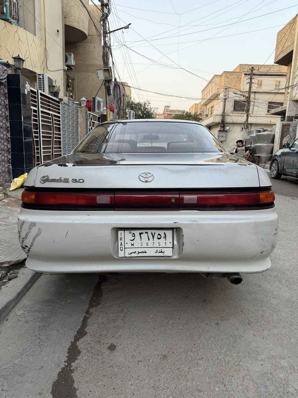 مارك 2 موديل 92 نفخ للبيع
السياره موضحه نظافتها بالصور 
ماشيه 270 الف تقريبا 
محرك 2 و 600 
مكفوله من الكص ونقل الجثه والحادث ( سيارة بيت) 
السعر 42 ورقه وبيها مجال
للاستفسار خاص او على الرقم ***********
المكان / بغداد ناحيه الكرخ
