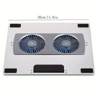 منصة تبريد لابتوب • مراوح مزدوجة • سبائك ألومنيوم