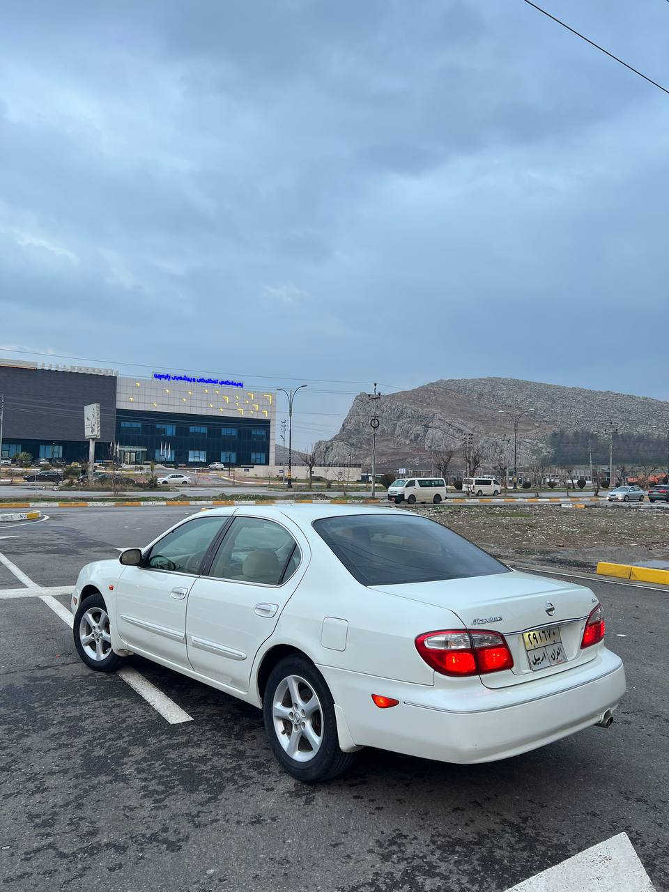 نیسان ماکزیما 2003ڕقم ئەصلی بێ بۆیاغ بێ ساردو شوخت گێڕو مەکینەی بەشەرت مەکینە 3000گێڕ عادی تەبرید لەسەر سویچ گەرمی کارەبایی هەموو لەسەر دەقی شەریکە بێ کەم و کوڕییە ئاوێنە کارەبایی جام کارەبایی قفڵ مەرکەزی  abs هەمووی لەسەر بیلادتایەی تازەی بۆ بەستراوە سەنەوی تازە بەسەر چووە سعر 85معامەلە ((***********))((***********)) رانية, السليمانية
