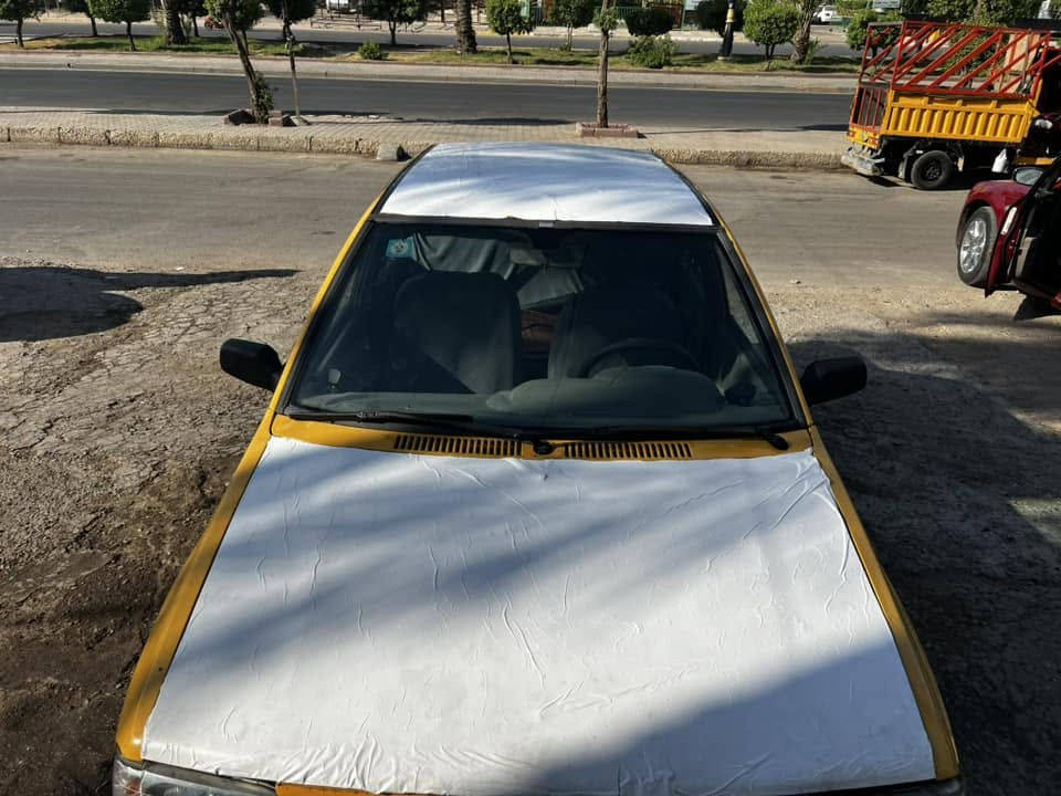 يا الله سايبا للبيع موديل 11نفخ سياره جاهزه كير محرك مجفت تجفيت كامل ودرجه اولى تبريد نقص كمبريسر فقط منضومه مفحوصه كامل كهربائيات كامله صدر جديد رقم نكليزي مصفره هيئه وغرامات بسمي هزه ما منتهيه للبيع 24وبيها مجال قلي مكان السياره بغداد  (***********)
