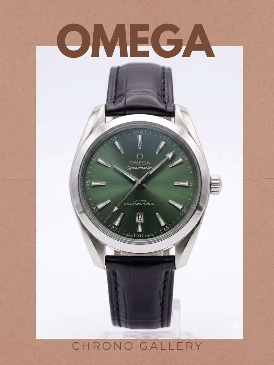 ساعة مِن OMEGA
ماستر كوالتي شرط الضمان 
زجاج ياقوت صناعي ضد الخدش 
جلد اصلي مختم 
مقاومة ماء 3 ATM 
مكينة مايكروكوارتز (حركة اوتوماتيك) 
ظهر الساعة كشف 

ضمان ٦ اشهر 

السعر ٣٨ الف مع التوصيل


**إذا كنت صاحب هذا الإعلان وتريد حذفه لأي سبب، رجاءا أرسل رسالة إلى الدعم الفني**