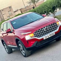 للبيع سنتافيا موديل 2022  لون احمر جديدة كلش  حادثهة باب السايق جانبي ...