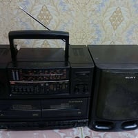 سستم سوني ياباني • دبل كاسيت • نقص سماعة