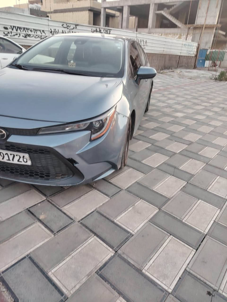 السلام عليكم

كورلا للبيع فئة Le معروفة مواصفاته  موديل 22اربيل بسمي تحويل ثاني يوم حادث جاملغ وبيبان ثنين صفحت الصدر بدون دواخل وبدون بجم وبدون أرباك يعني ثلاث قطع مكان السياره بغداد البياع حي العامل ممتواجد عل فيس رقم ***********السعر 125ورقه قفل
