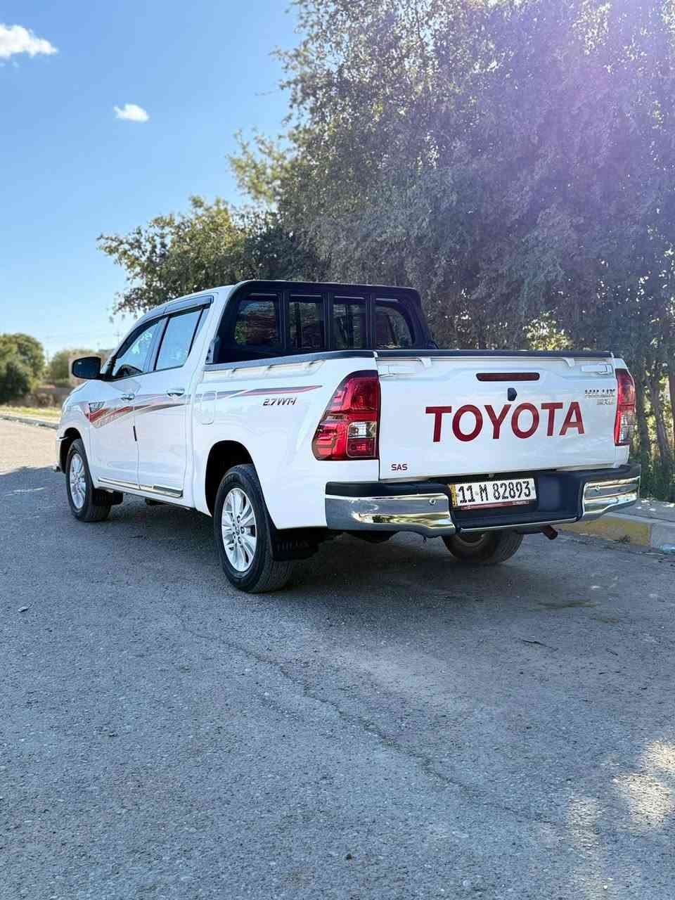 السلام عليكم ..تويوتا هايلوكس موديل 2025 ماشيه 17 الف رقم بغداد (ساز )فول مواصفات 
السعر 305
العنوان سامراء
السياره كلين السونار مرفق بلـ منشور 
الرقم ( ***********)📞
