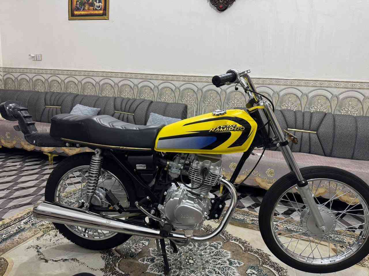دراجه نامه شلامجه (كلك كلك كلك) برغي تجاري ماكو مكفوله من لطول لطول السعر 700 وبيهه مجال الشراي يراسلني او يتصل عل رقم ***********
