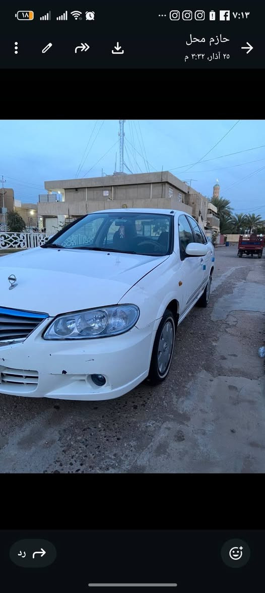 السلام عليكم سني للبيع او مراوس 7راكب او سيارة عبريه موديل 2000 محرك اسود كير اوتماتيك تبريد رقم انبار دولي السعر 65 ***********
