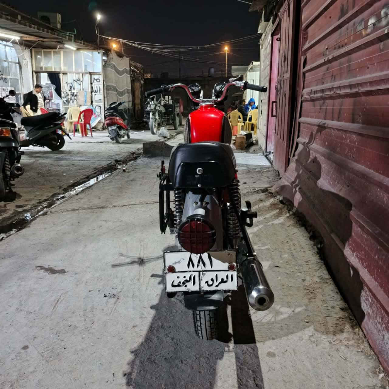 سلام عليكم ماطور للبيع ٨١ رقم وسنويه بدون راعي لحيم فقط بل خشم سايز٣ الماطور جاهز على اخر لبه وفلاوين جدد كلجات جدد الماطور خير من الله سعره ١٩٠٠ وبي مجال مكان نجف شارع المدينه *********** الشراي بي خير ويدلل
